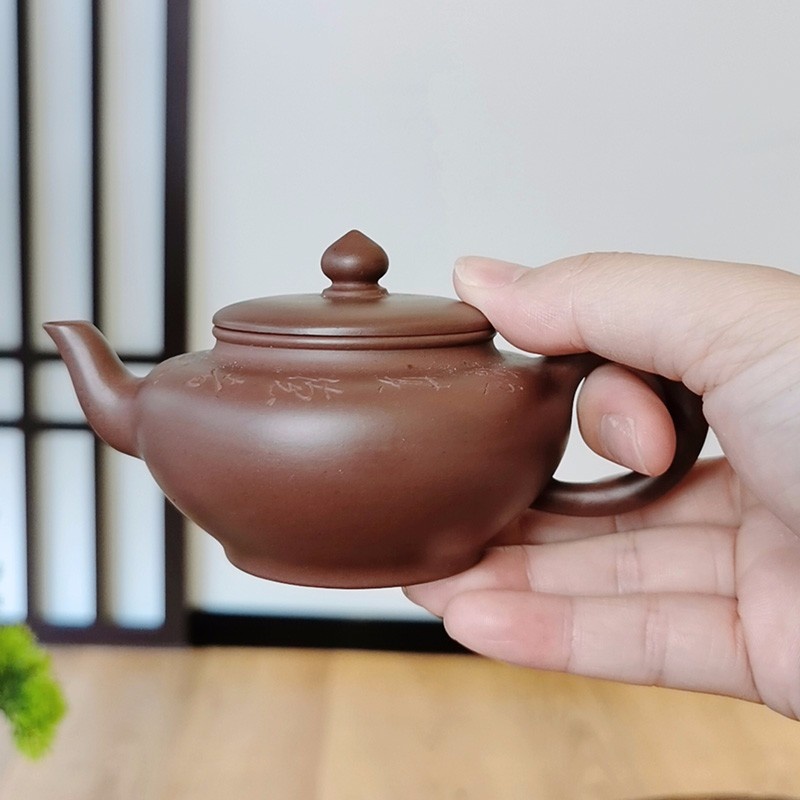 新功茶馆 陈惠红紫砂壶茶壶仿古功夫茶具泡茶器家用手抓壶