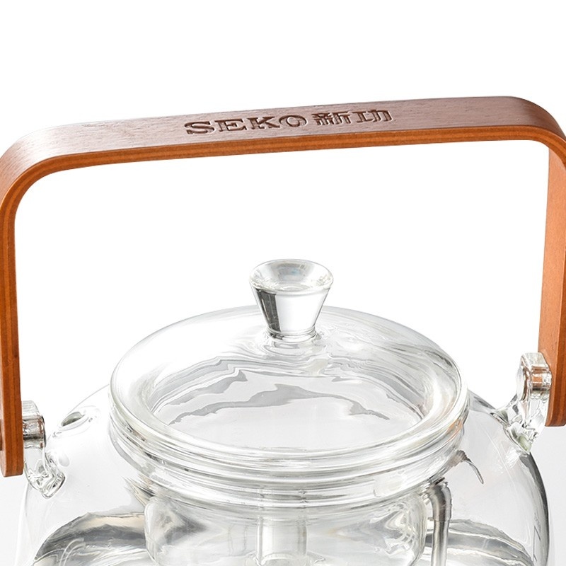SEKO/新功W21 壶内上水煮茶器玻璃煮茶壶烧水壶茶具套装网红家用全自动蒸汽煮茶炉